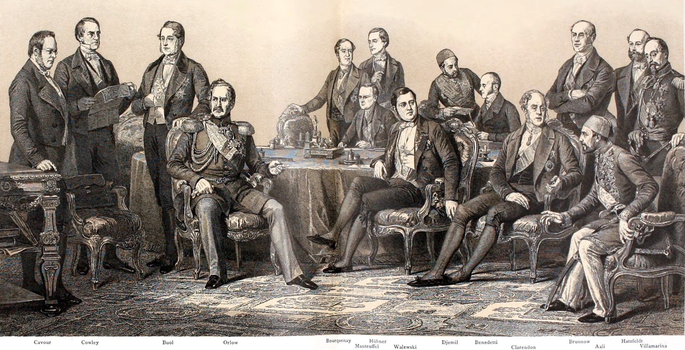 Se firma el Tratado de París - 1856